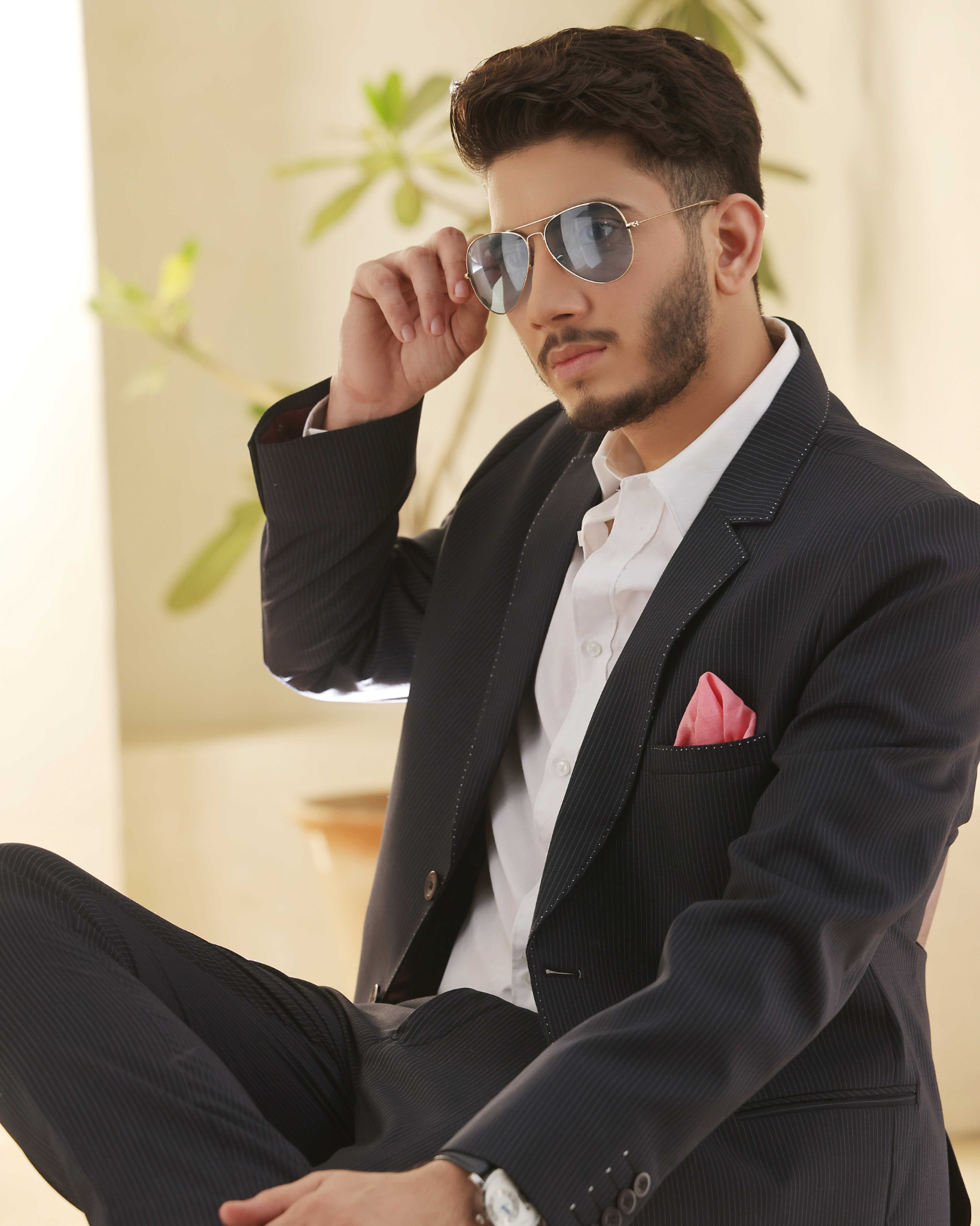 Navy Blue Formal Republic 2 Piece Suit