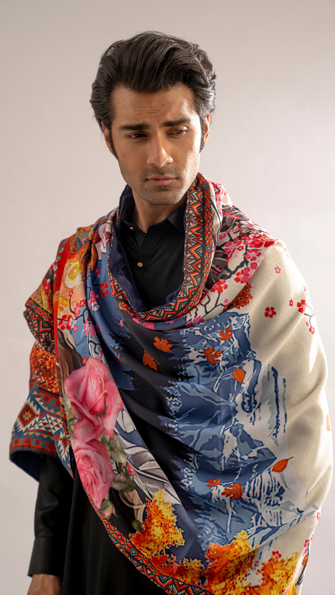 SH 13 Men's Shawl Mehfili Odhni