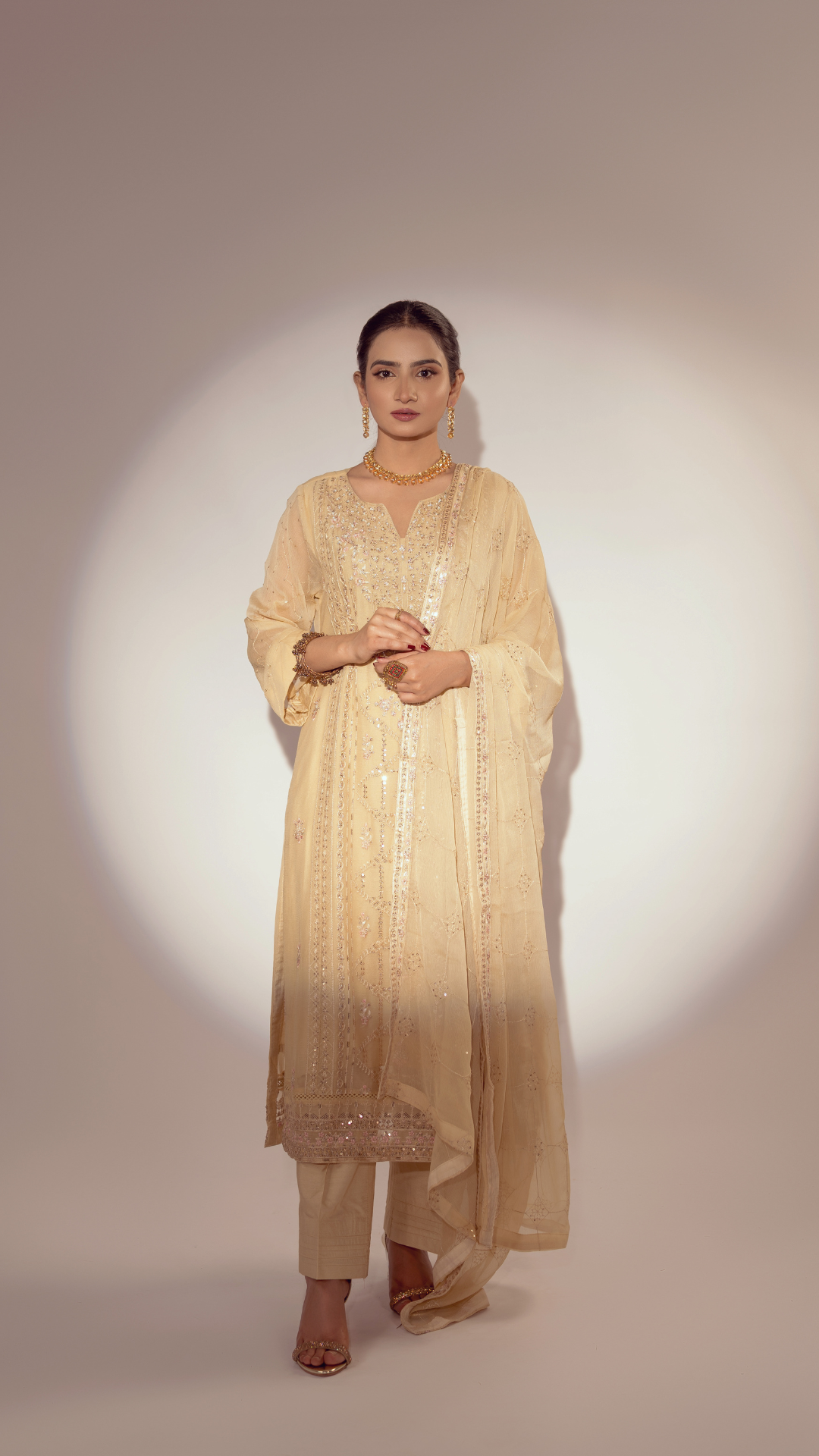 Republic Women's 07 Labon Ki Junbish 3-Piece Dress