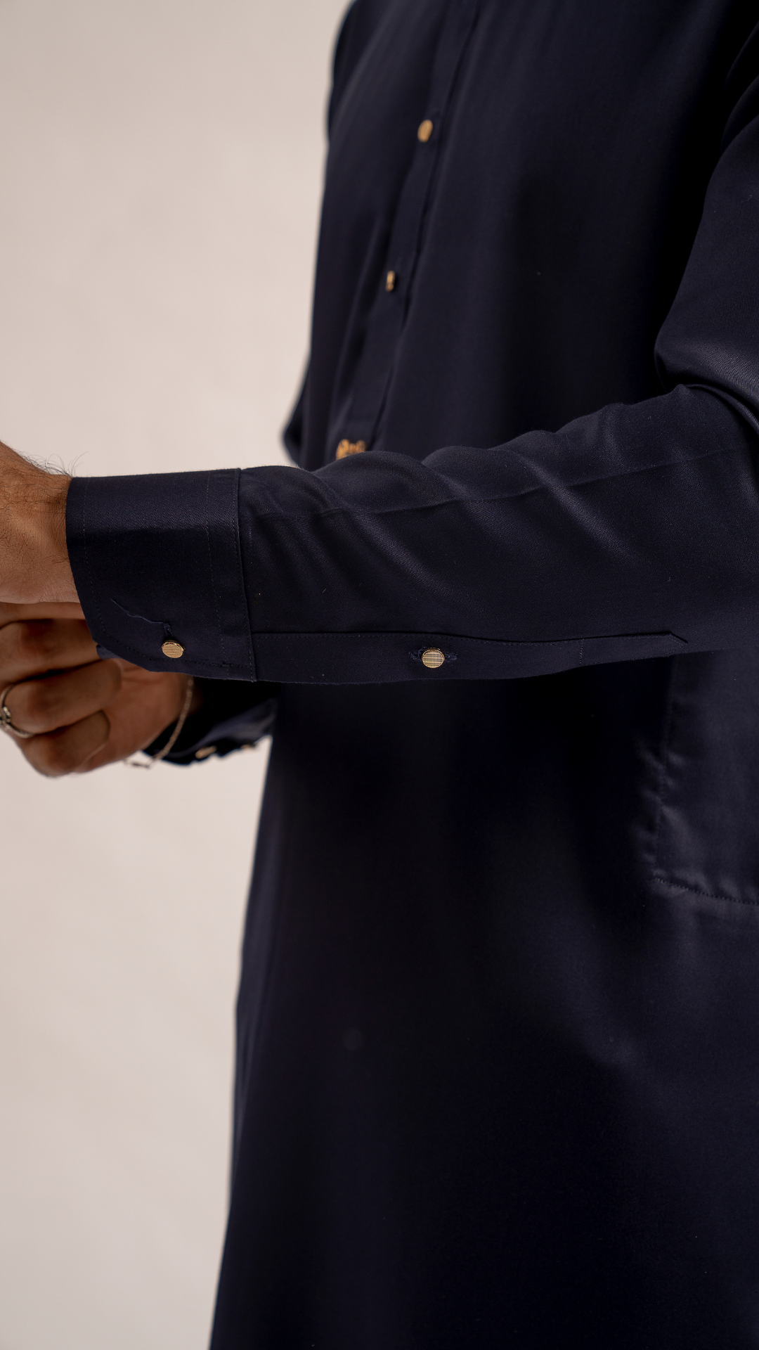 ER 778 Navy Blue Traditional Kurta Shalwar For Men
