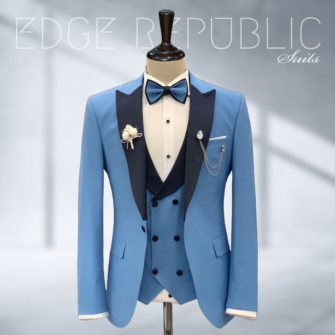 Sky Blue Tuxedo For Wedding