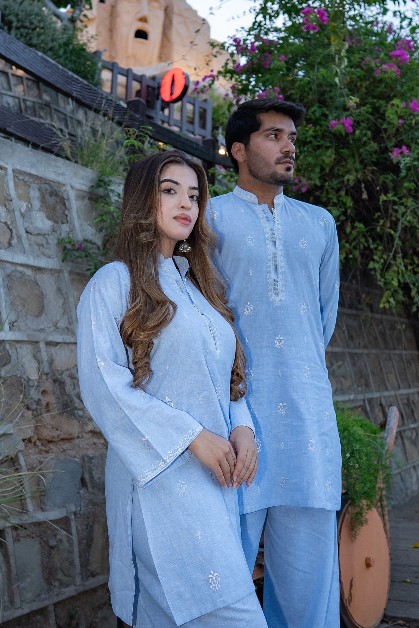 CP 11 Sky Blue Couples Dress