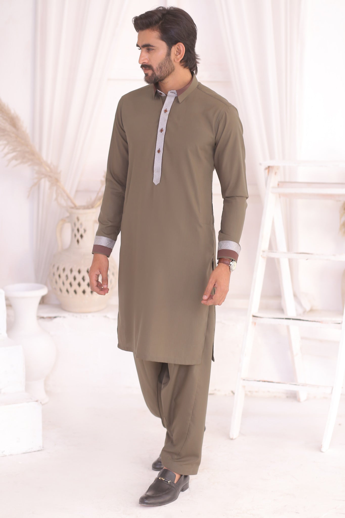 shalwar kameez white