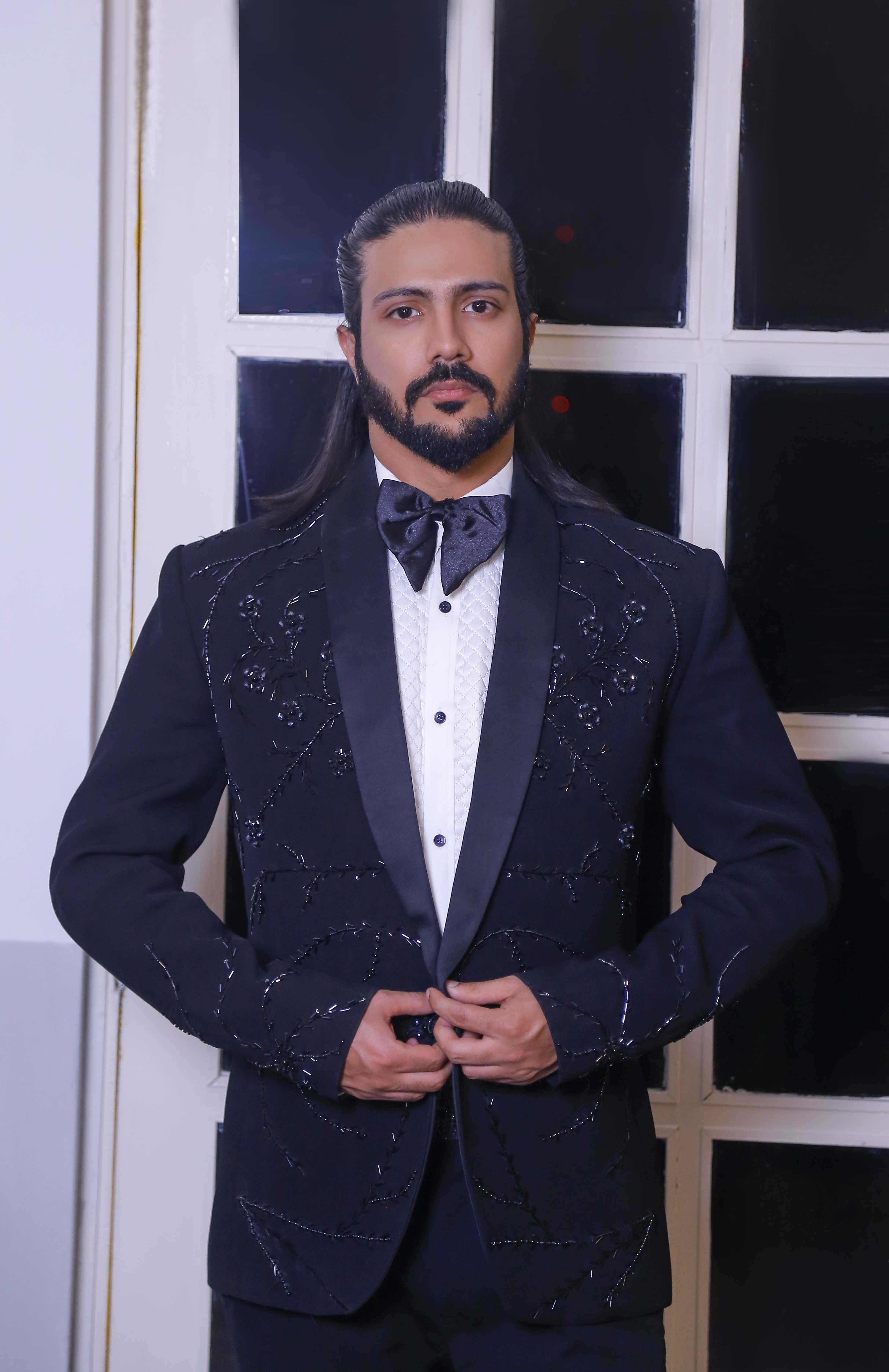 Black Tuxedo For Groom