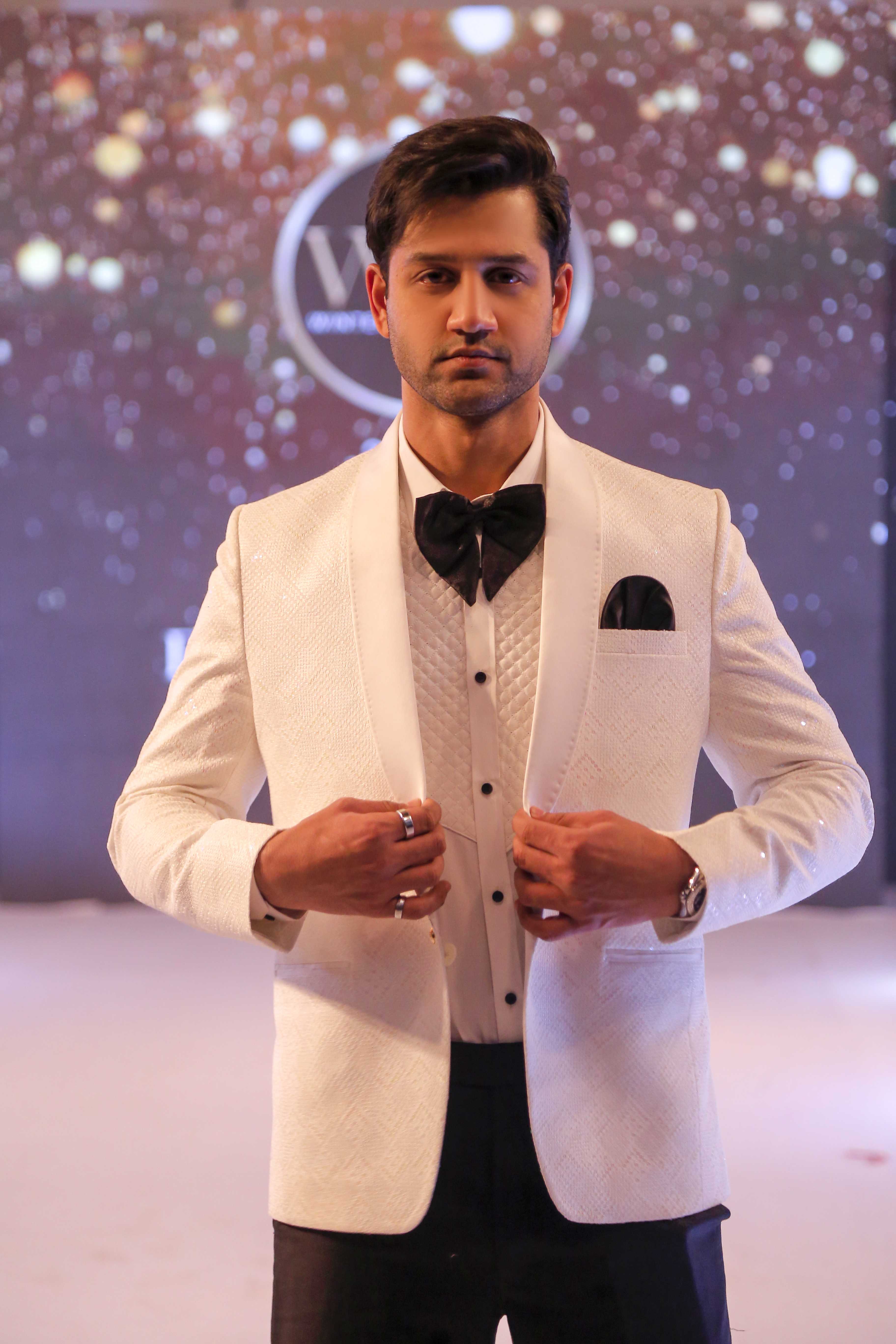 White Plain Suit For Men