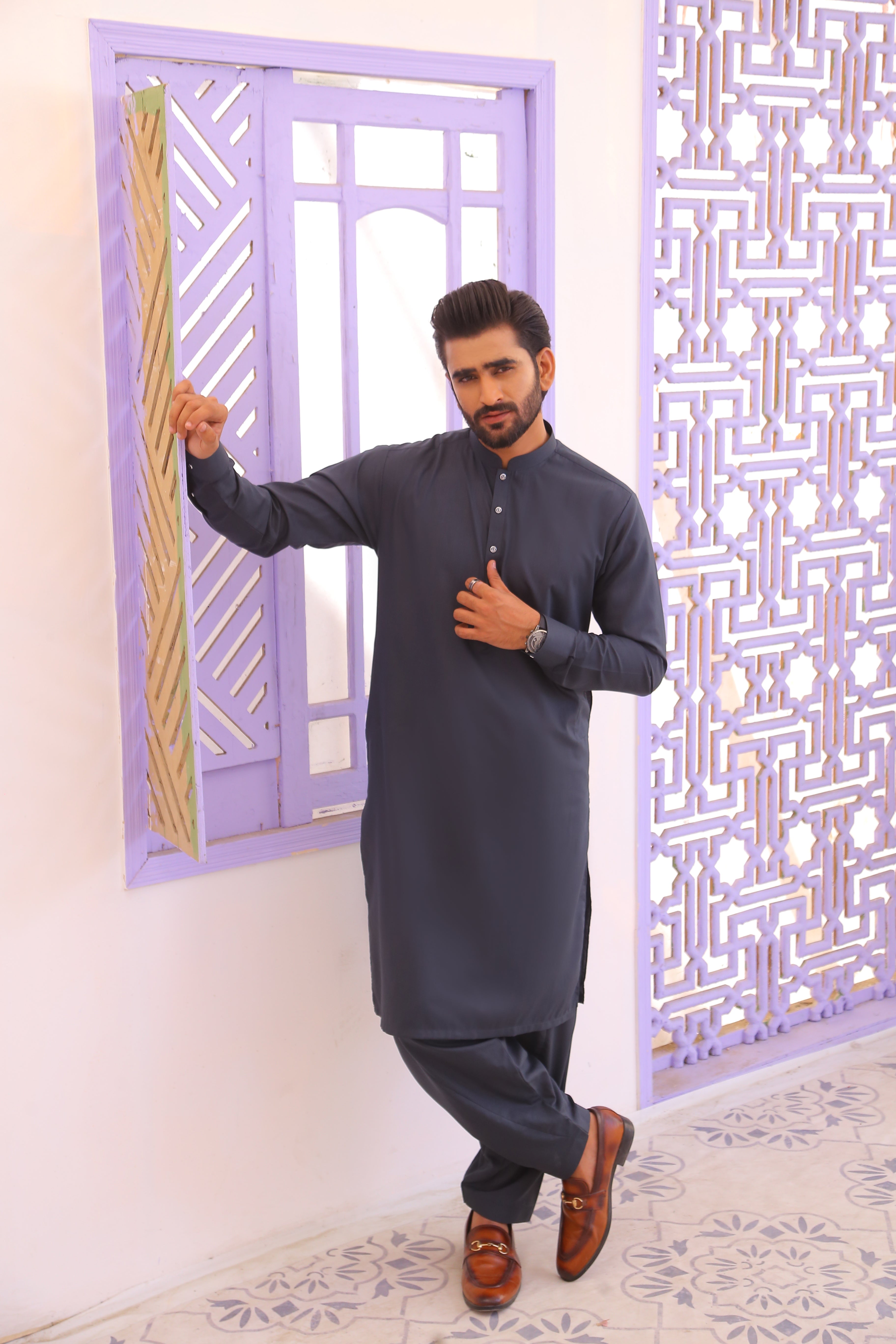 ER 780 Mughlai Kameez Shalwar For Men