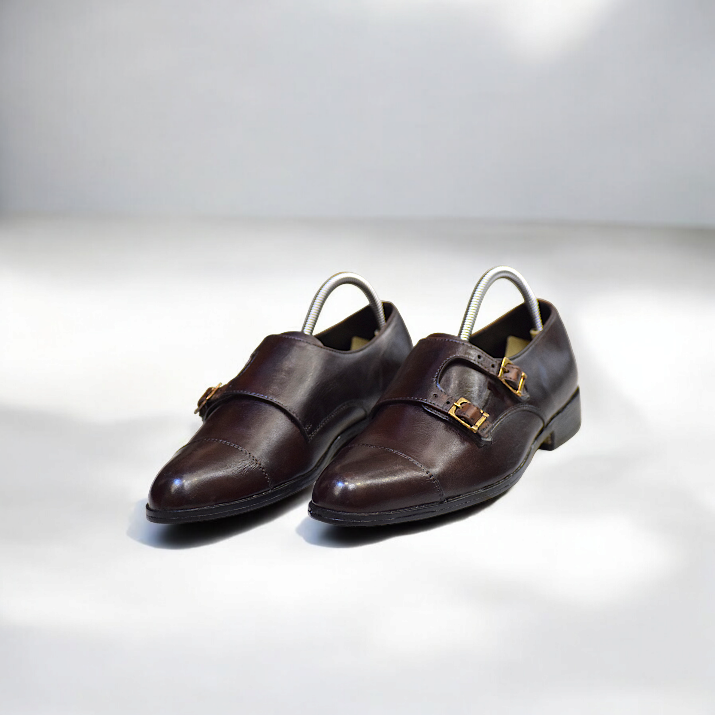 monk shoes men brown
