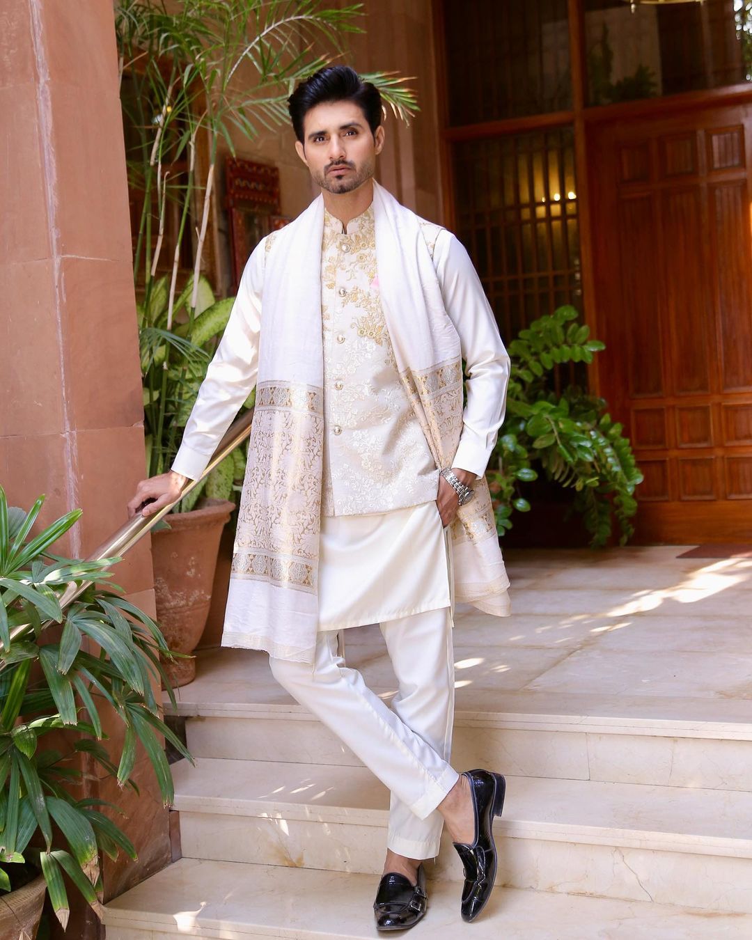Pakistani nikkah outfit for Groom ( Client Diaries)