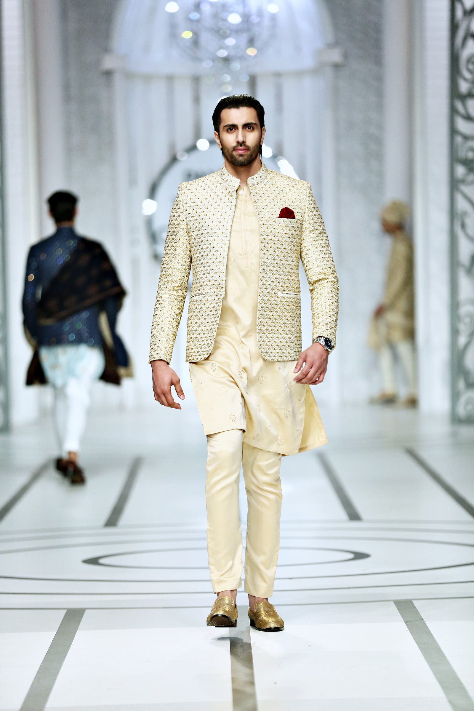 BCW PC 50 Gold Front Open Prince Coat - Unleash Royal Elegance in Your Attire