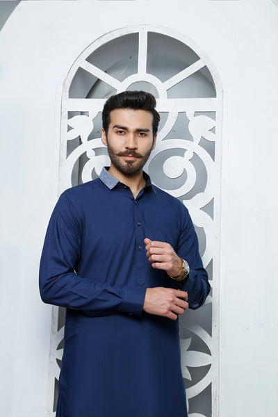 ER 478 Blue Edge Republic Kurta Pajama For Men ER 478 Blue Edge Republic Kurta Pajama For Men