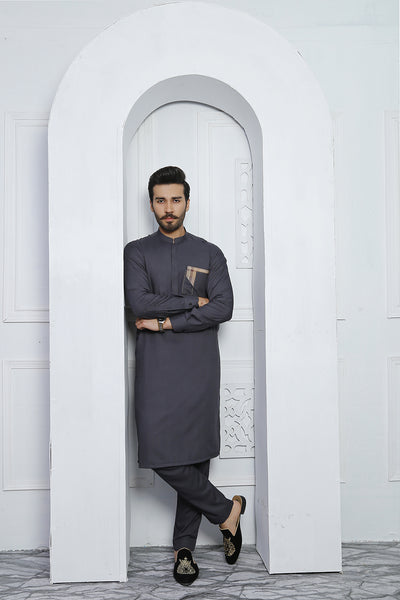 Gray kurta outlet