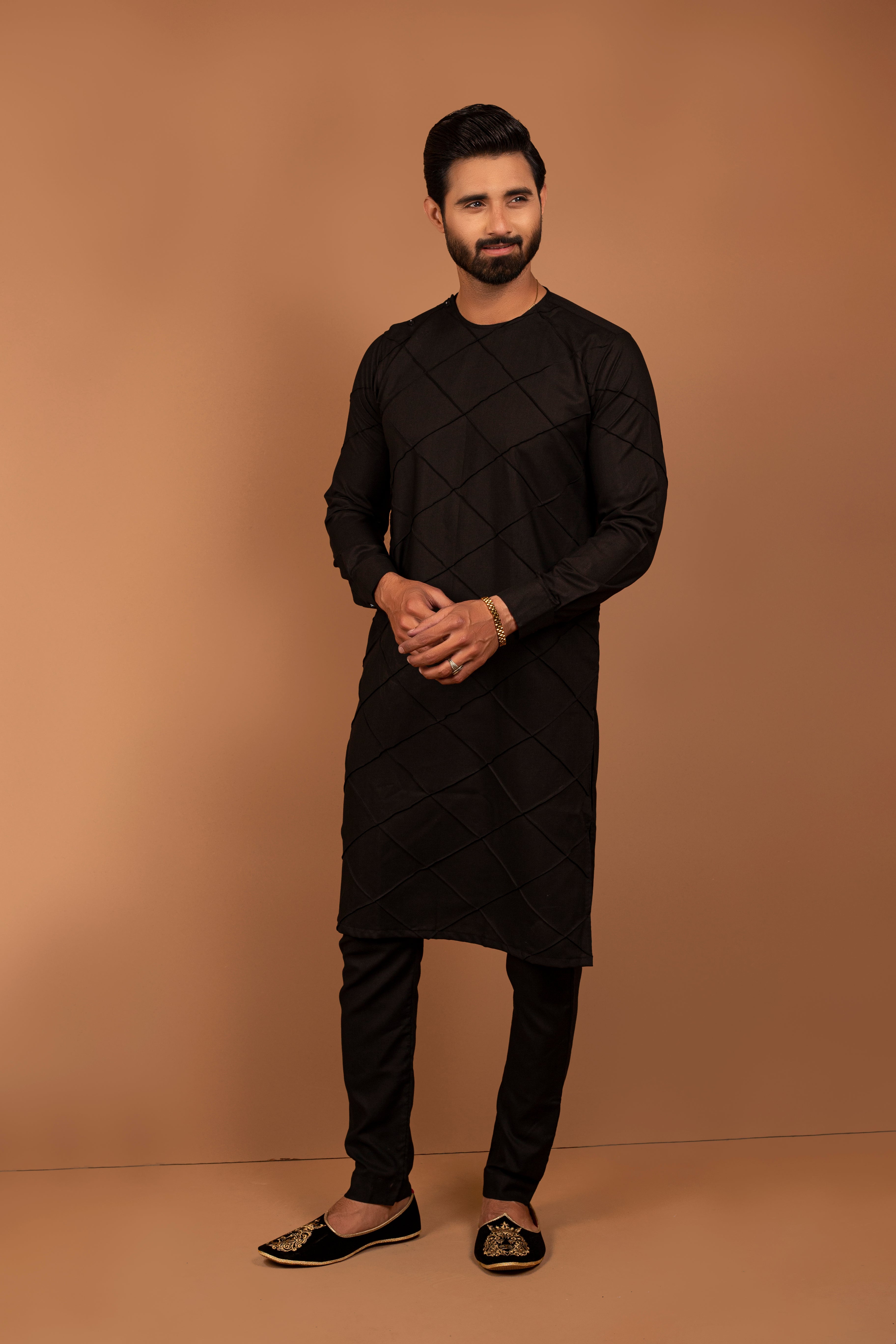 ER 312 Black Kurta Pajama Style