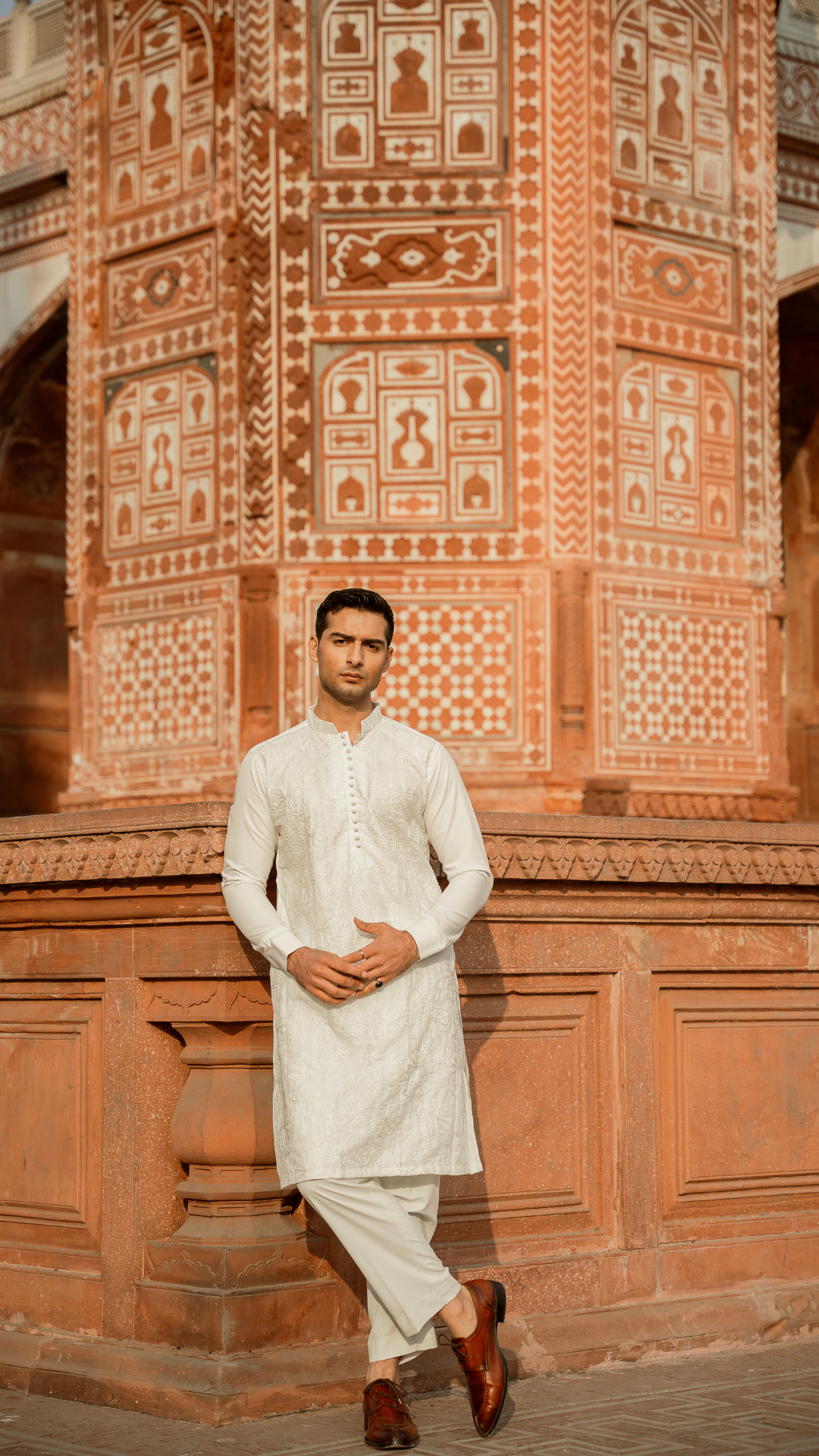 CK 740 Off White Chikankari Work Kurta