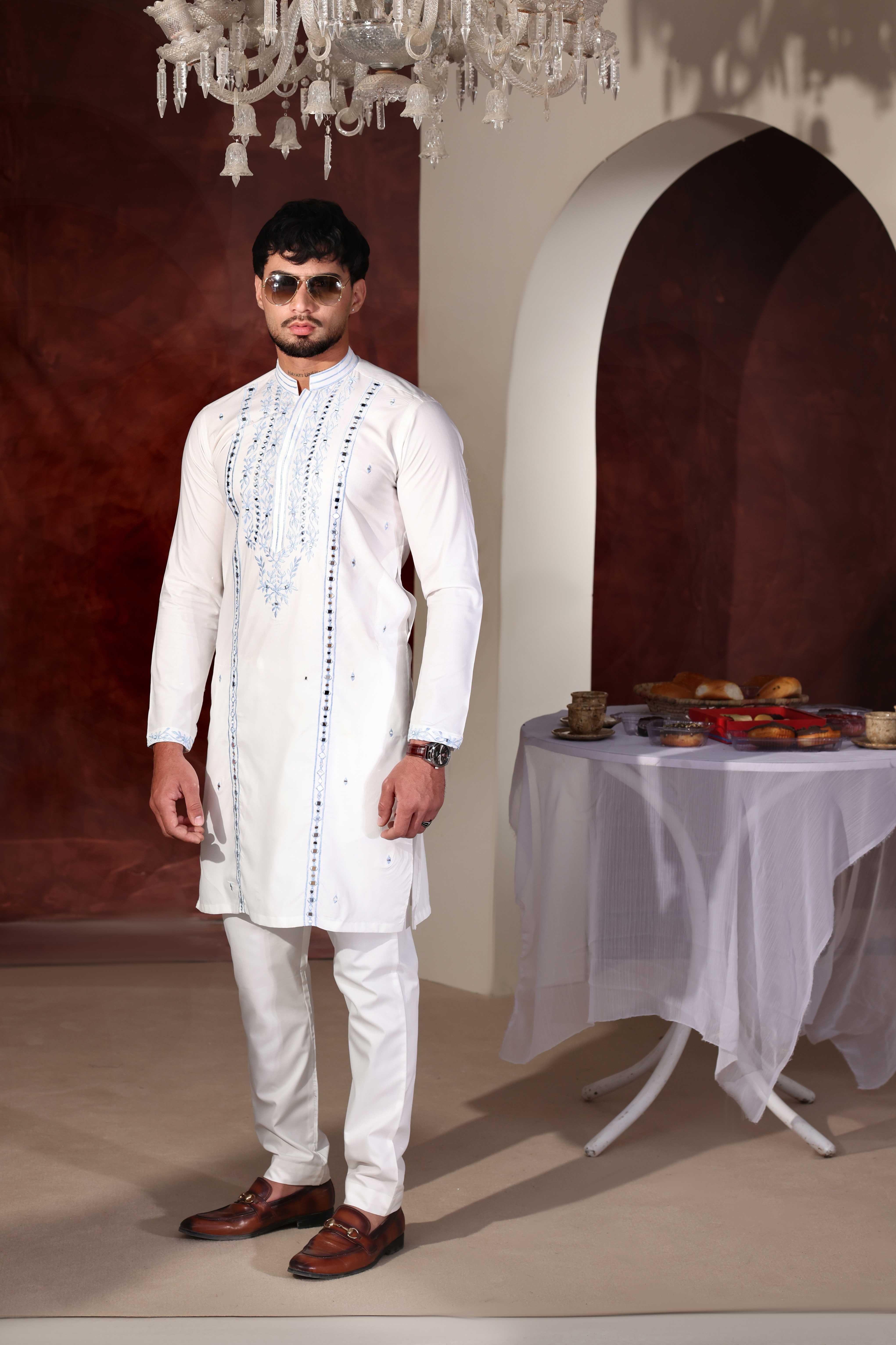 MR 91 Mirror Work Kurta