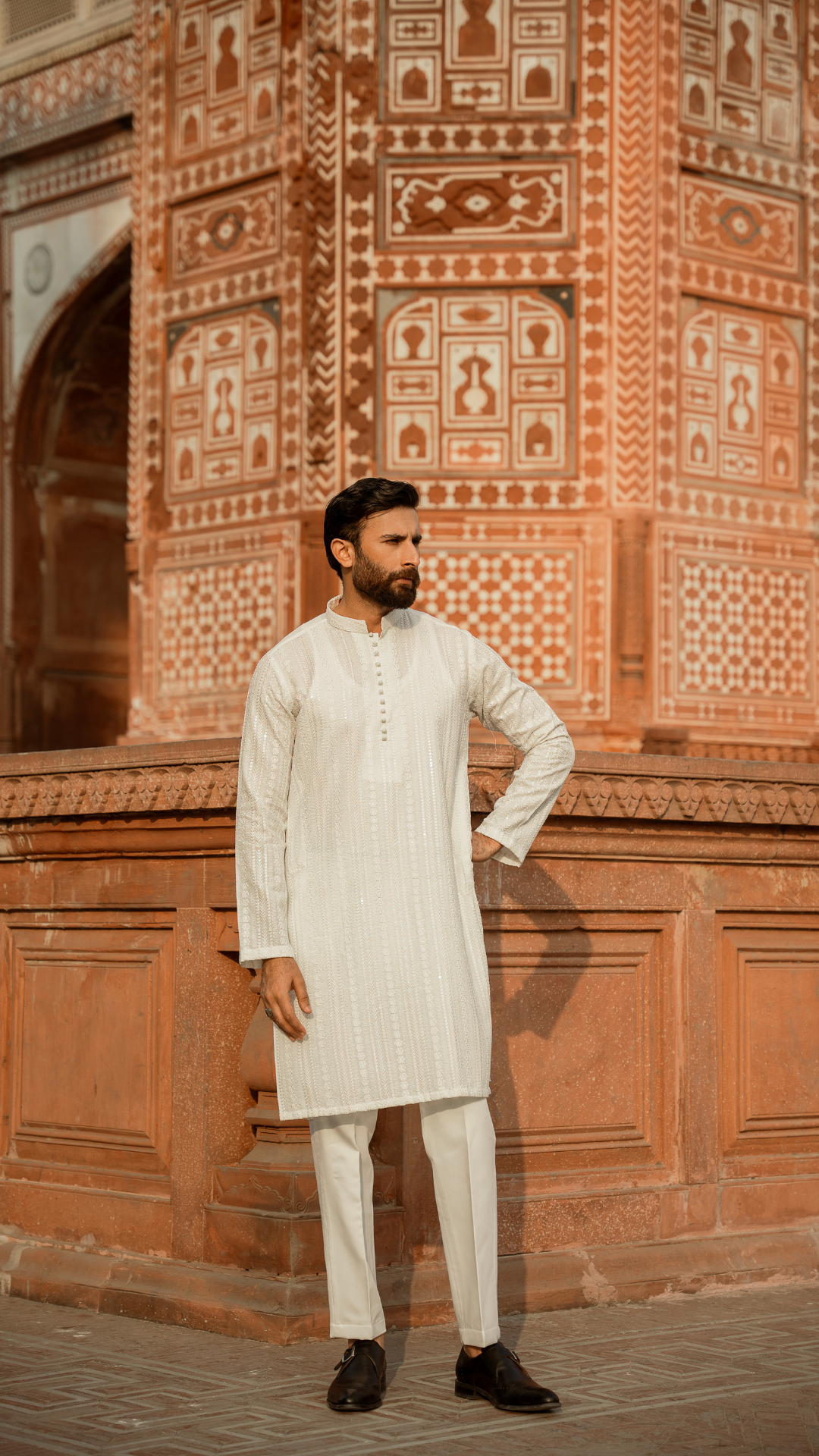 MR 72 Mirror Work Kurta For Men