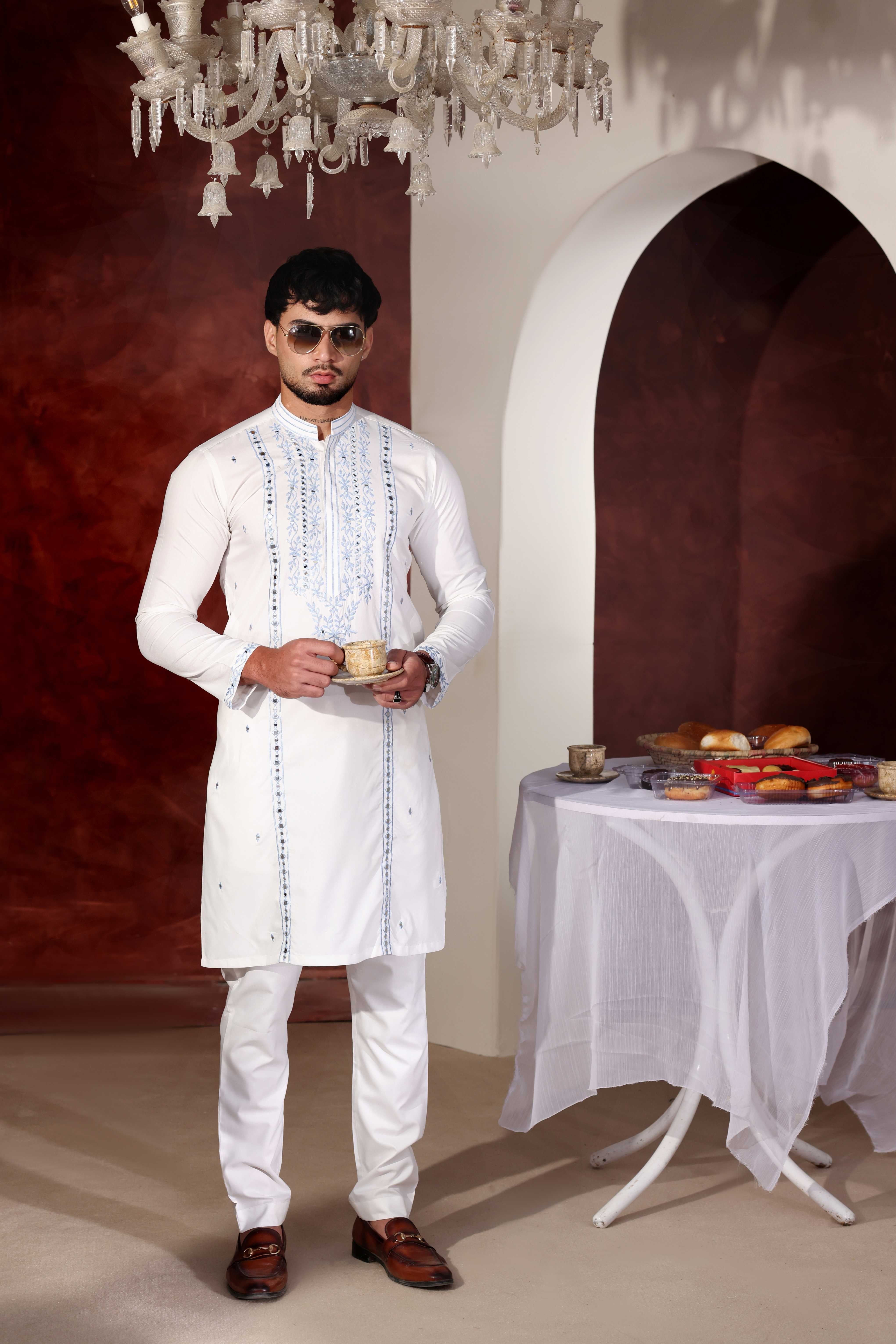 MR 91 Mirror Work Kurta