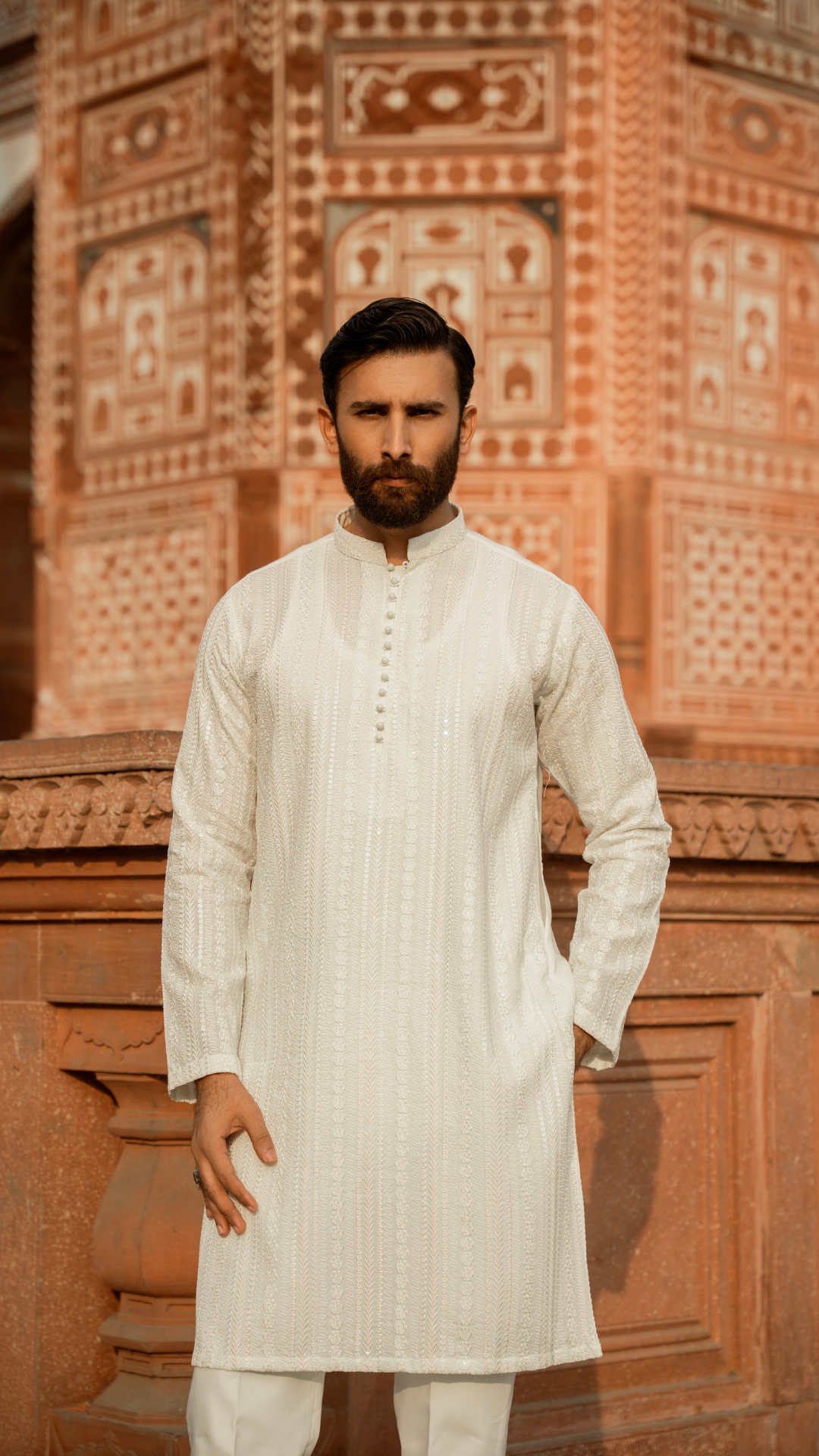 MR 72 Mirror Work Kurta For Men