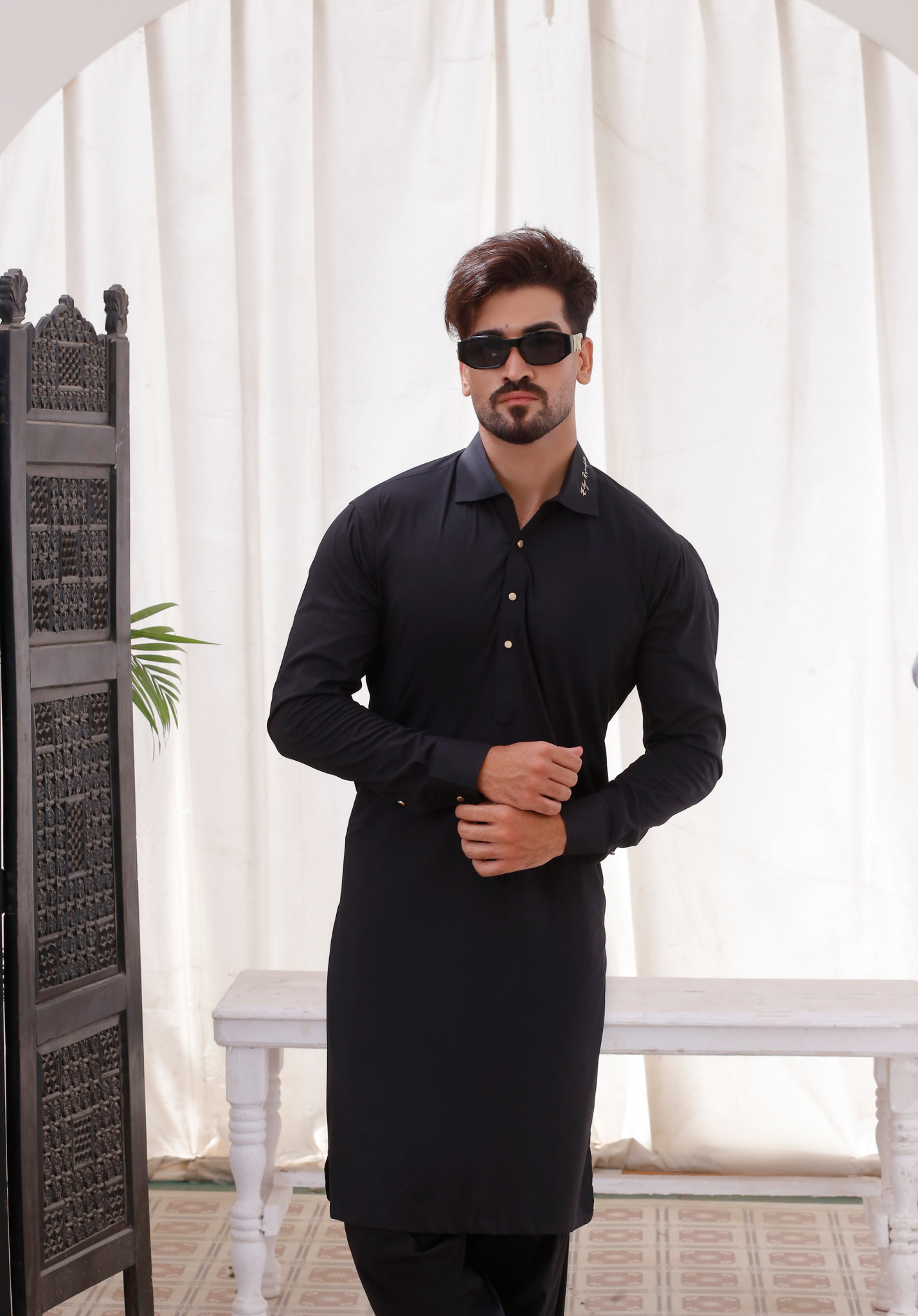 ER 796 Black Shalwar Kameez