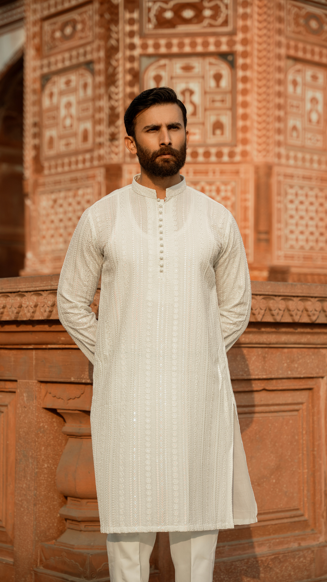 MR 72 Mirror Work Kurta For Men