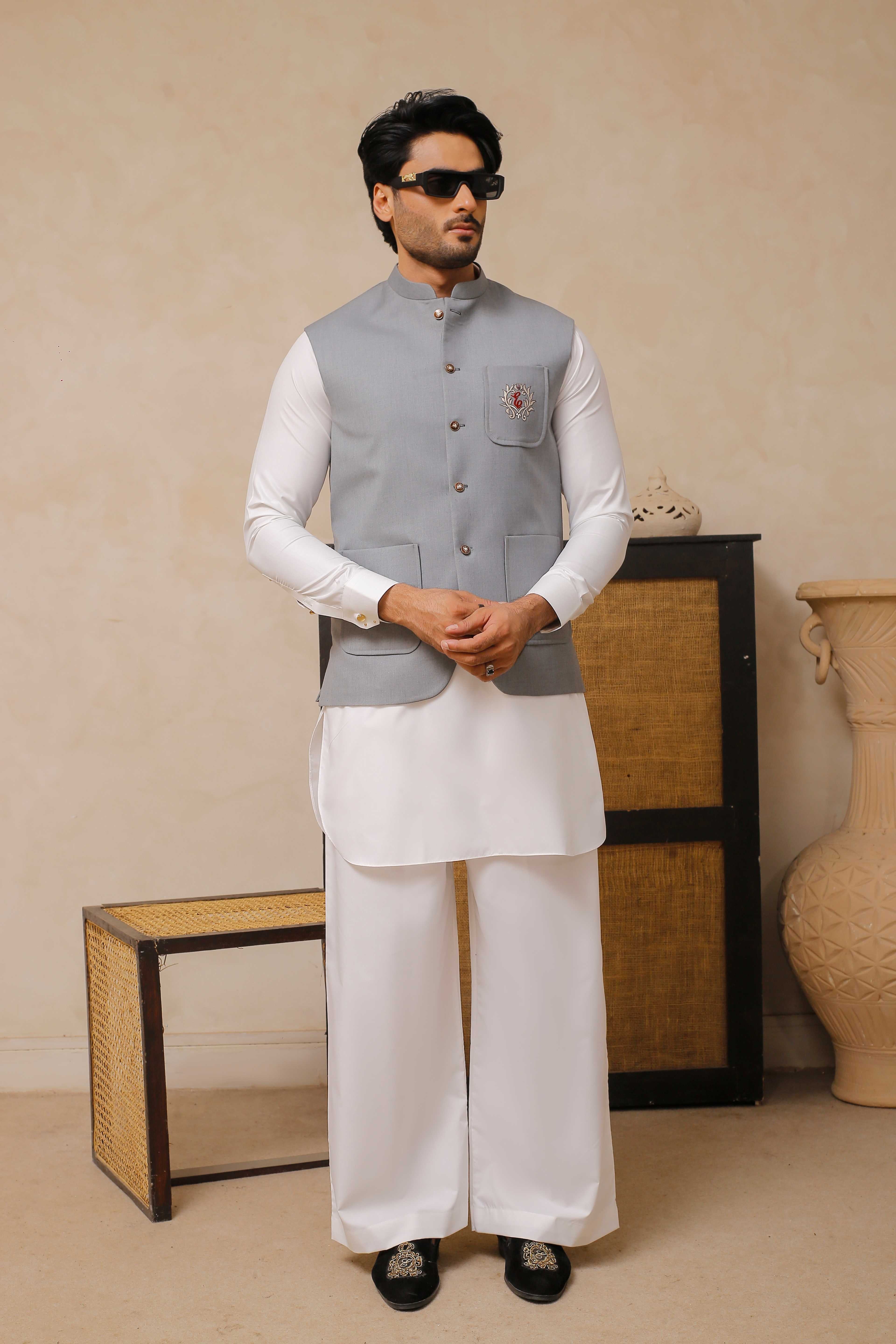 Formal Grey WaistCoat