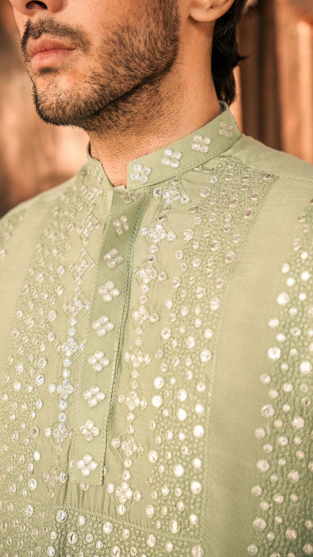 ER 661 Men's Sea Green Kurta Dress