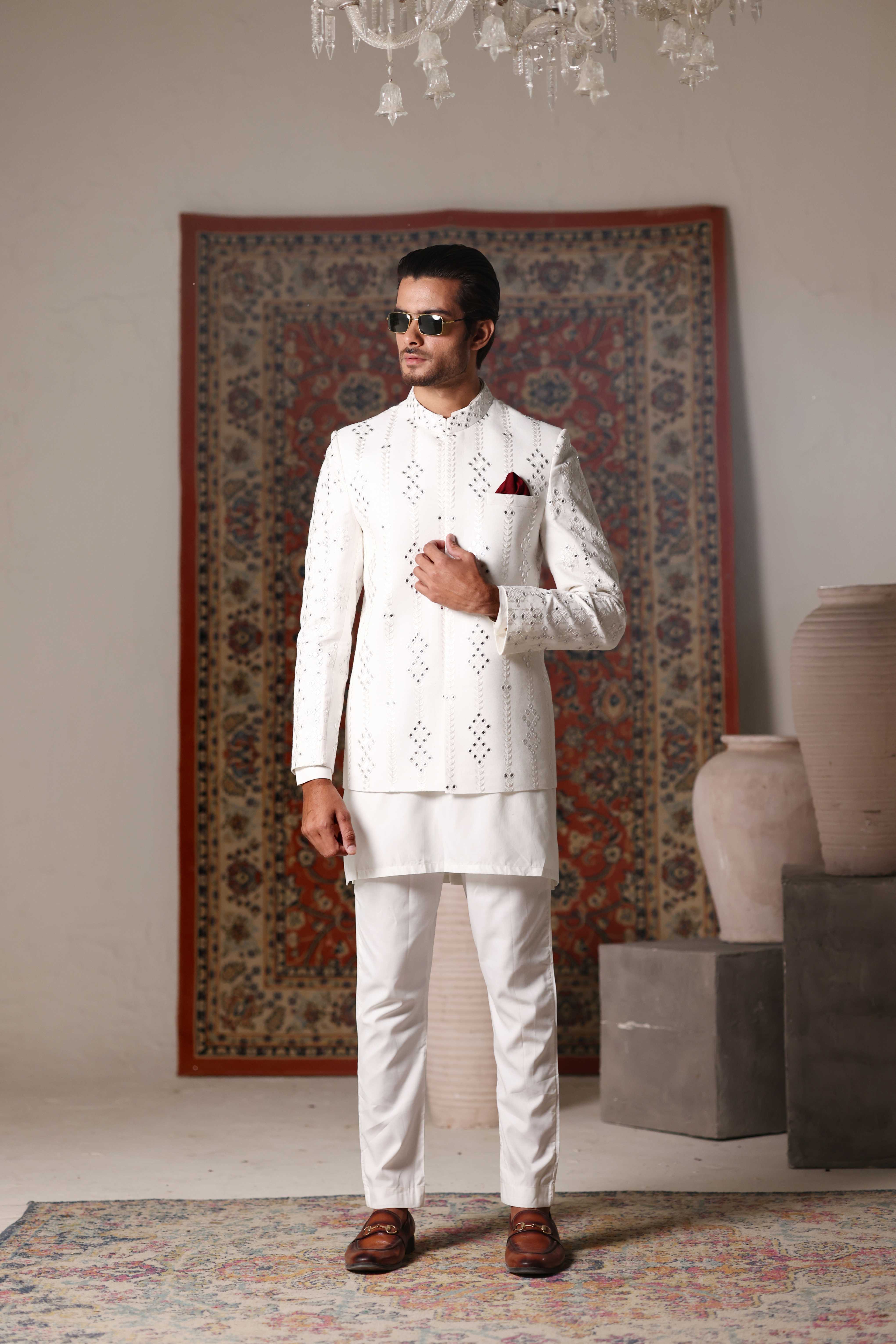 ER 3021 White Prince Coat