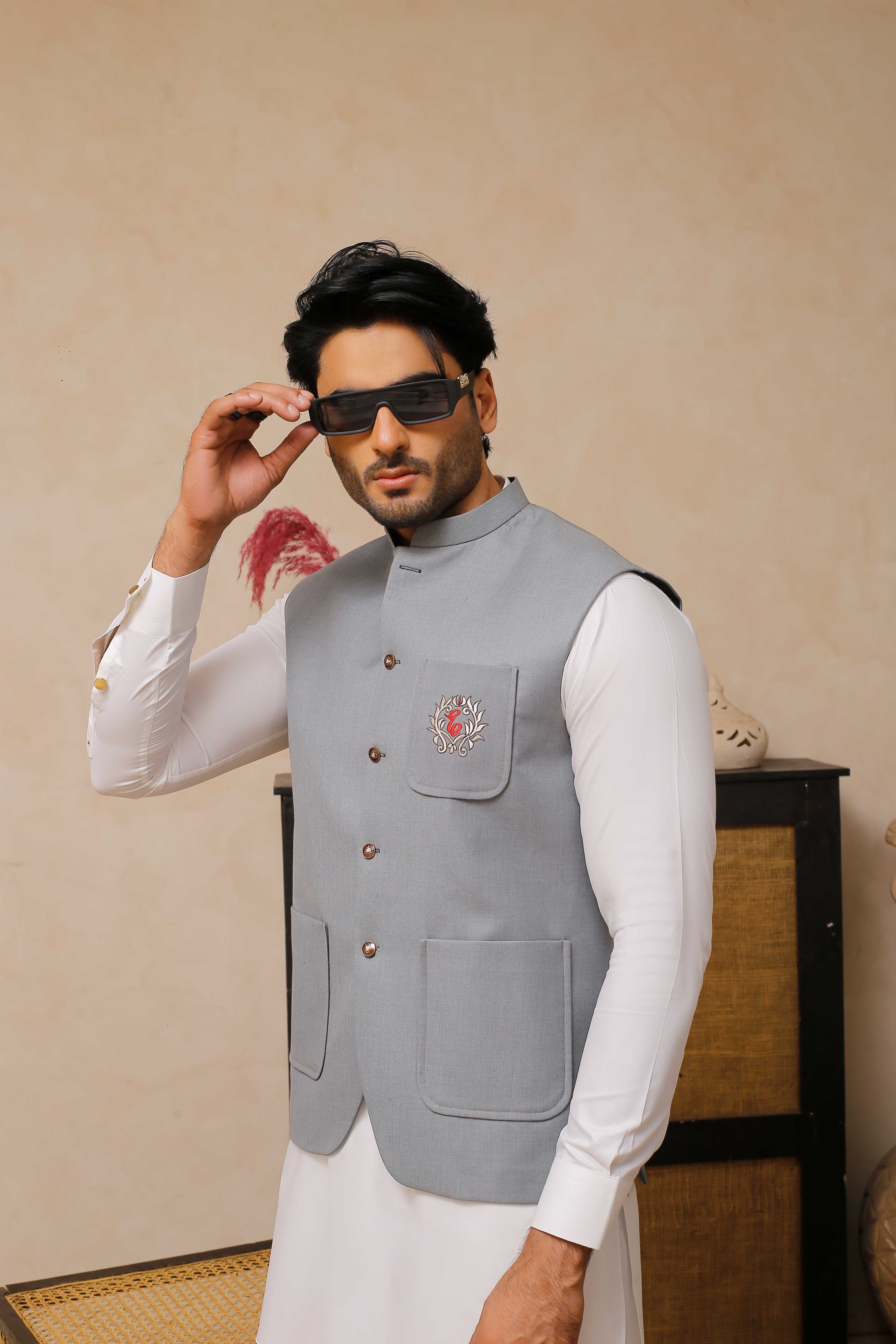 Formal Grey WaistCoat