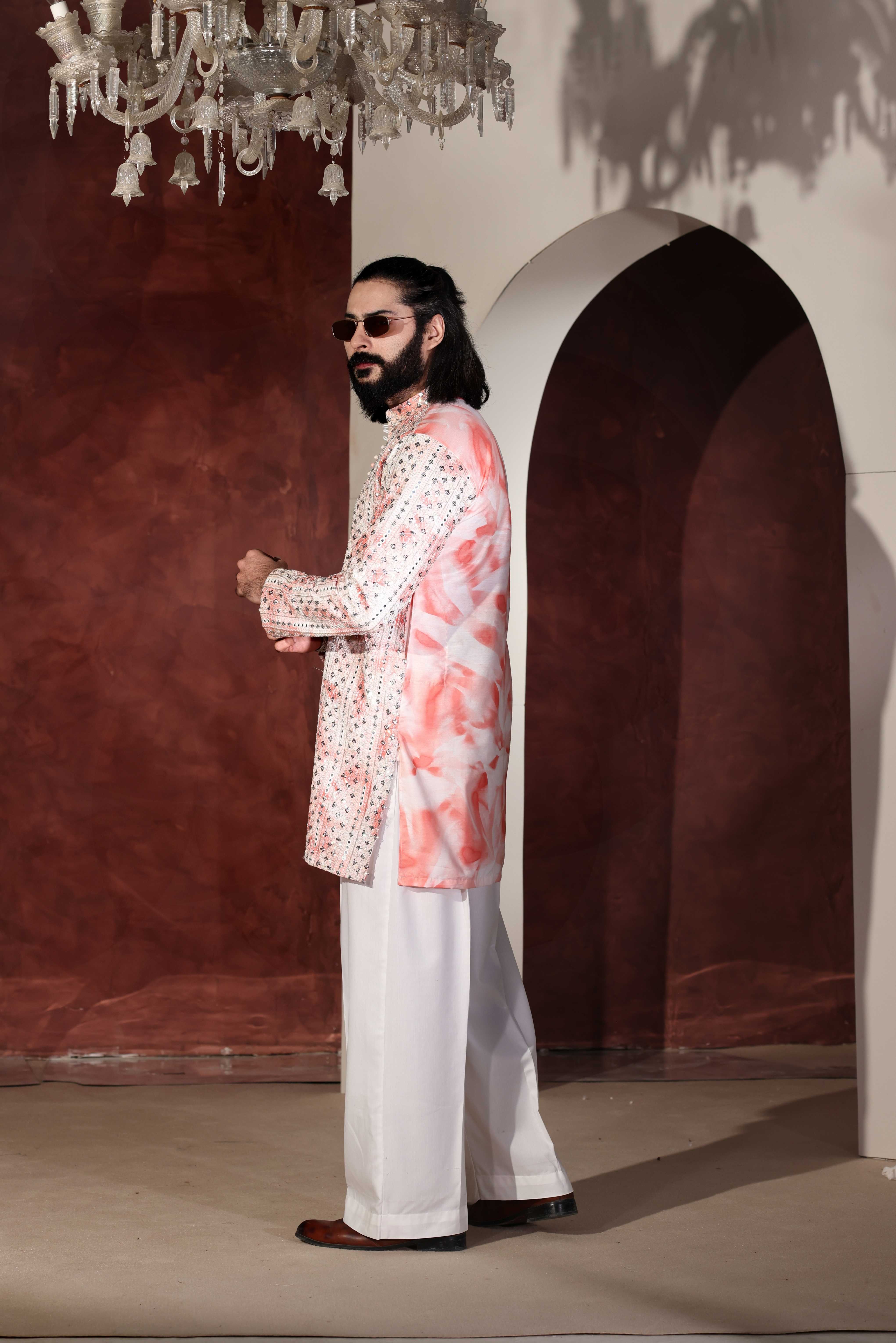 CK 766 Pink Chikankari Kurta