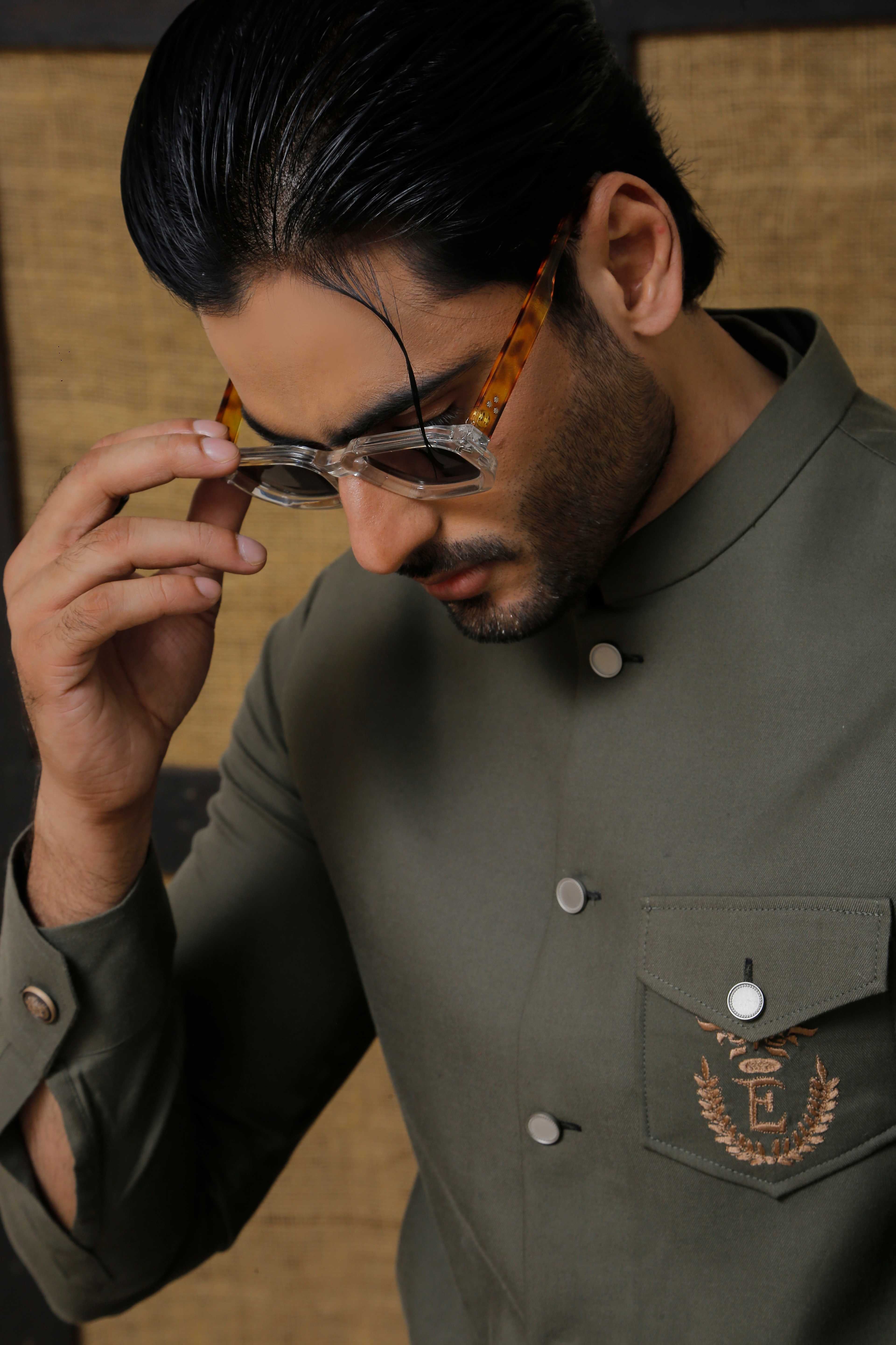 Olive Green WaistCoat