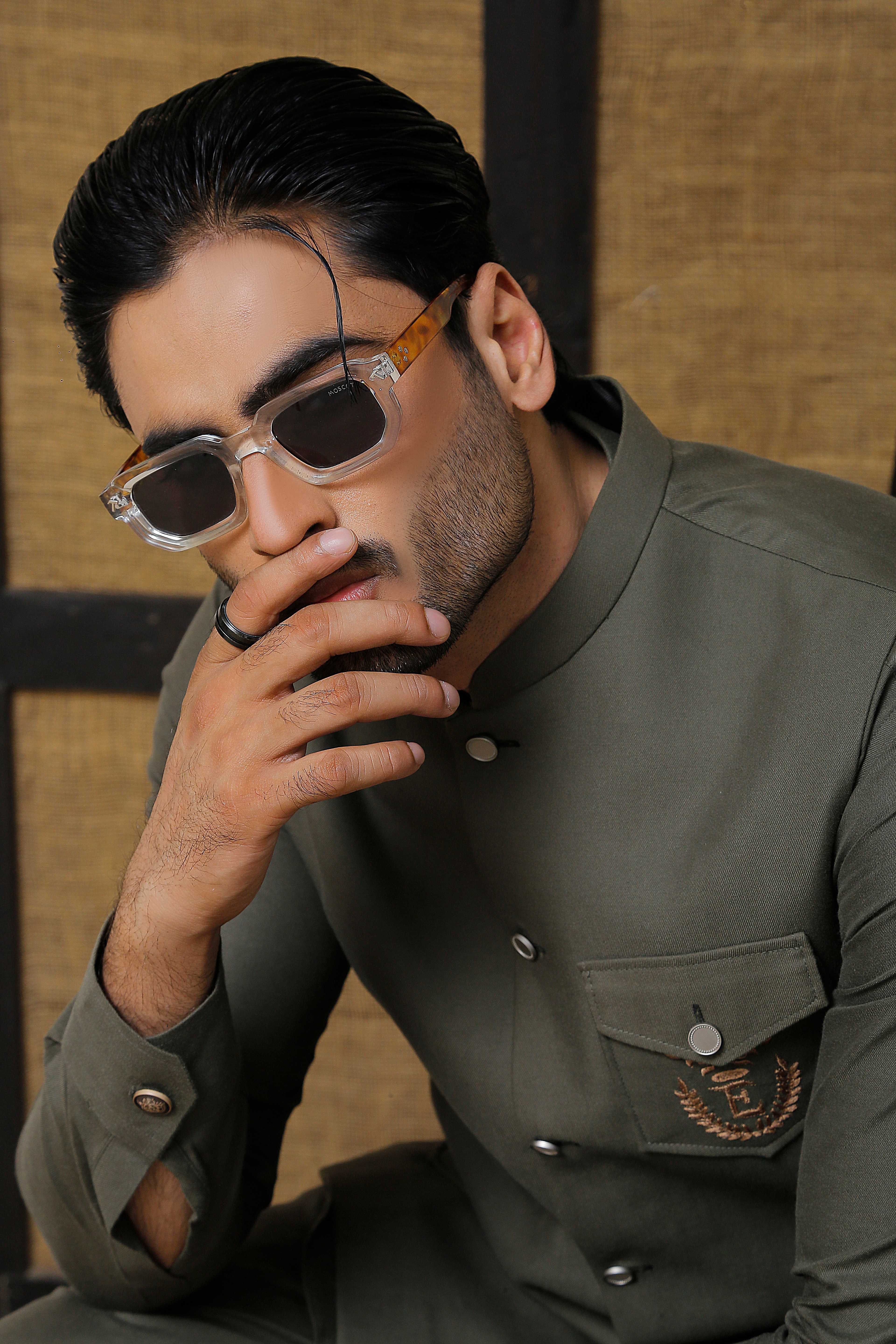 Olive Green WaistCoat