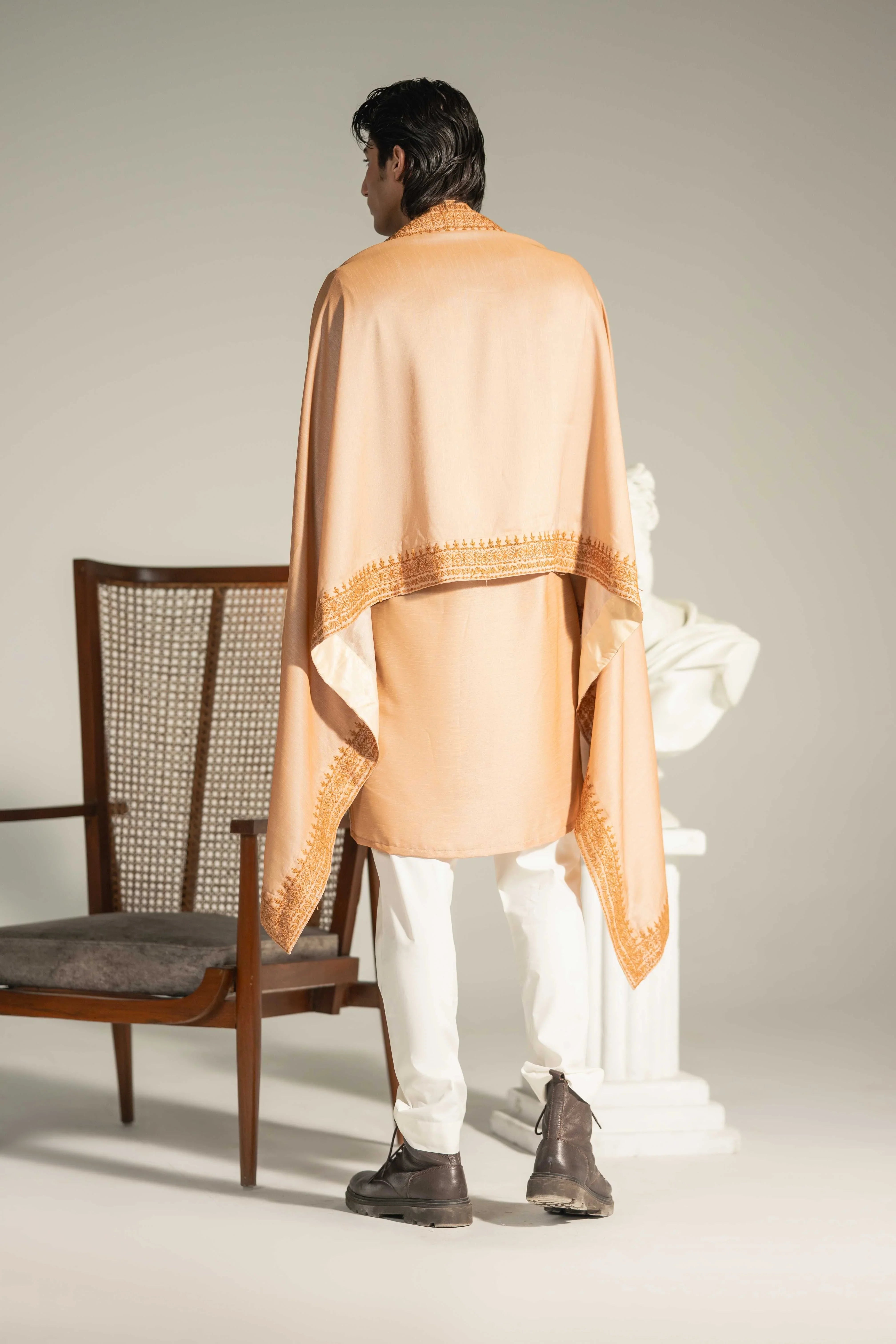 CK 778 Auburn Emb Kurta Pajama