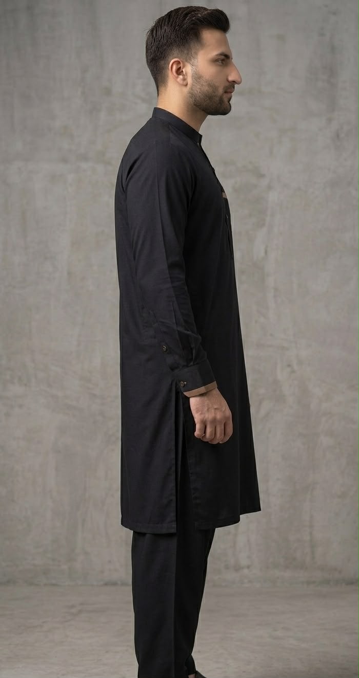  Black Executive Shalwar Kameez 