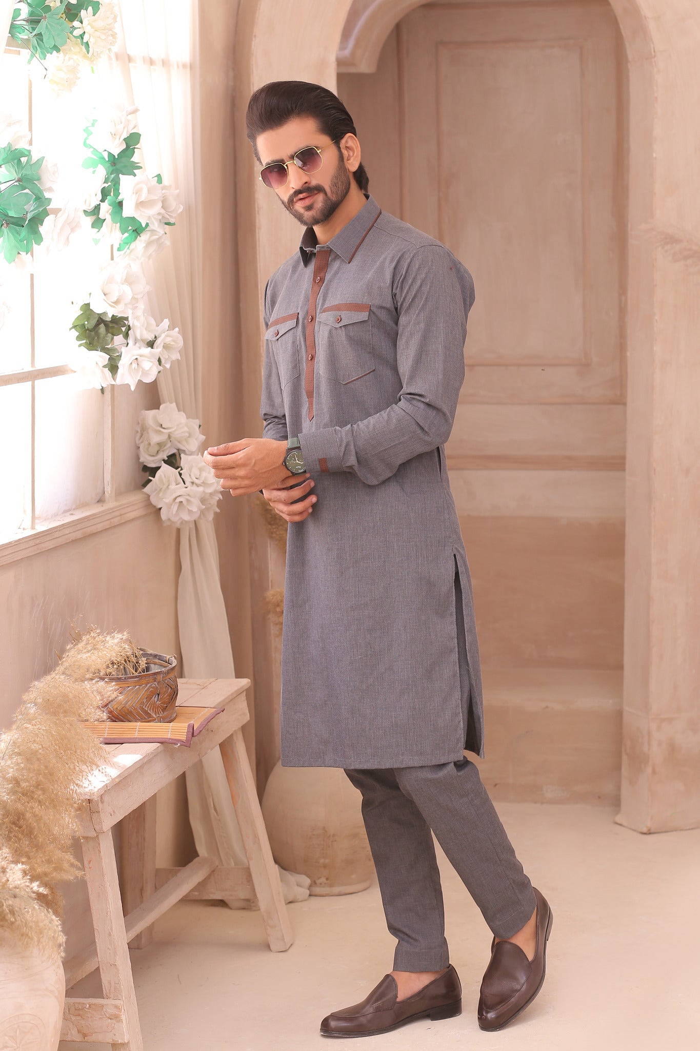 mens kurta white	