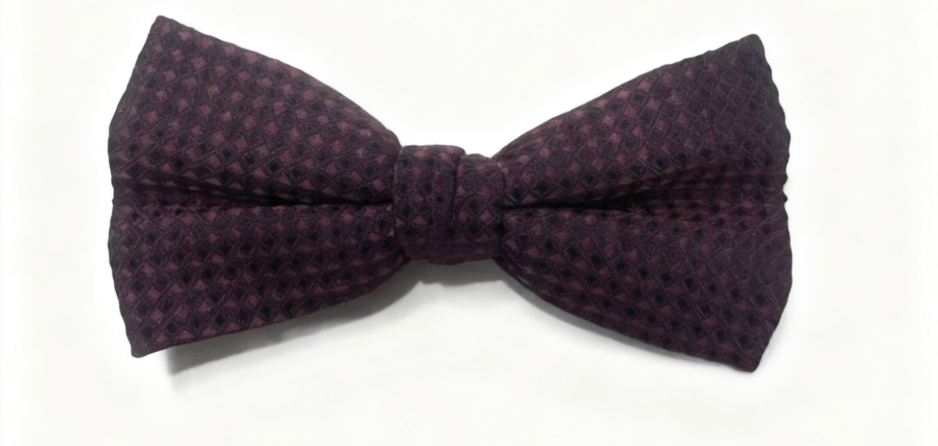 Subtle Pattern Tie Dark Purple Bow Tie – Edge Republic