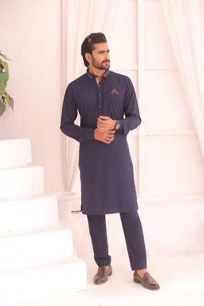 ER 689 Blue Kurta Pajama Man