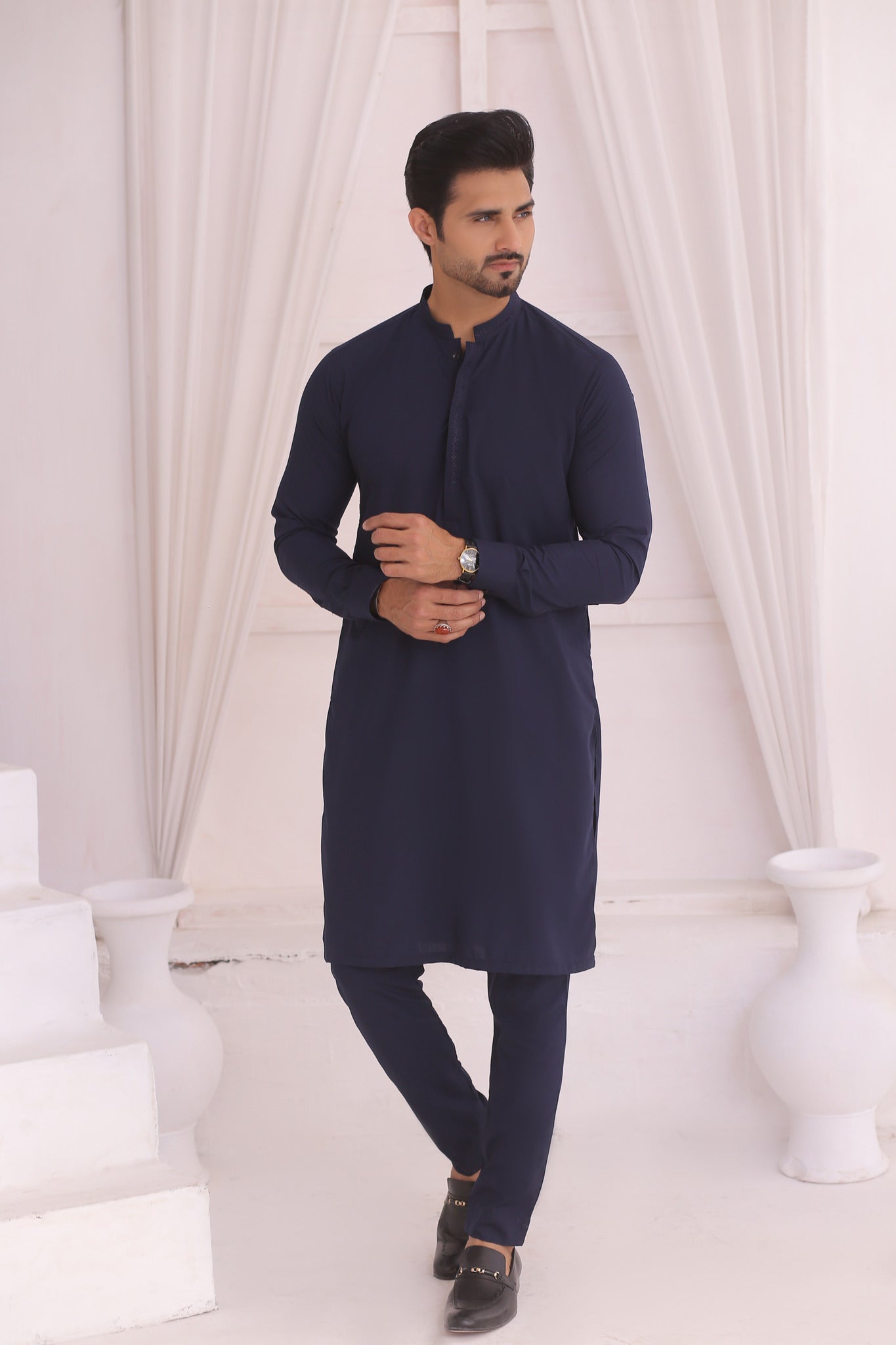 ER 693 Blue Kurta Pajama Male