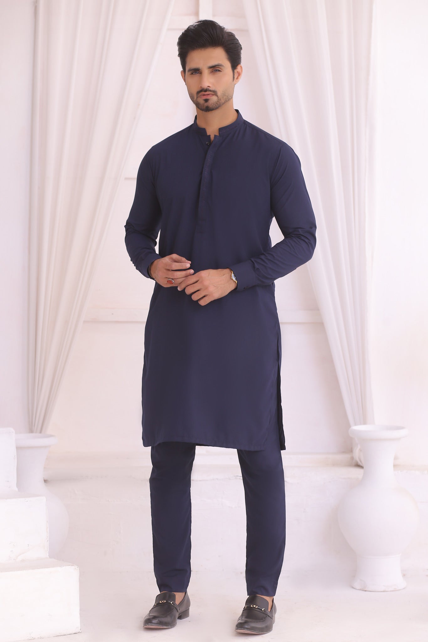 ER 693 Blue Kurta Pajama Male