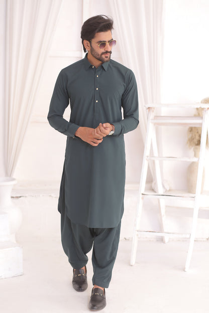 ER 704 Green Man Shalwar Kameez Design