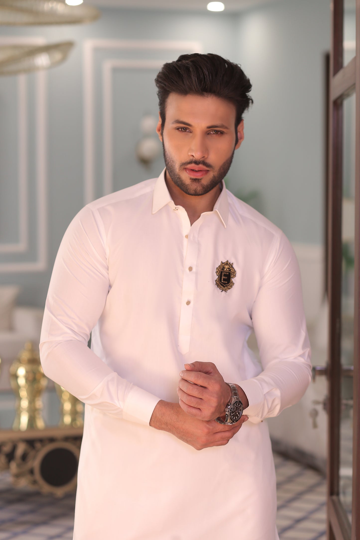 ER 682 White Kurta Pajama