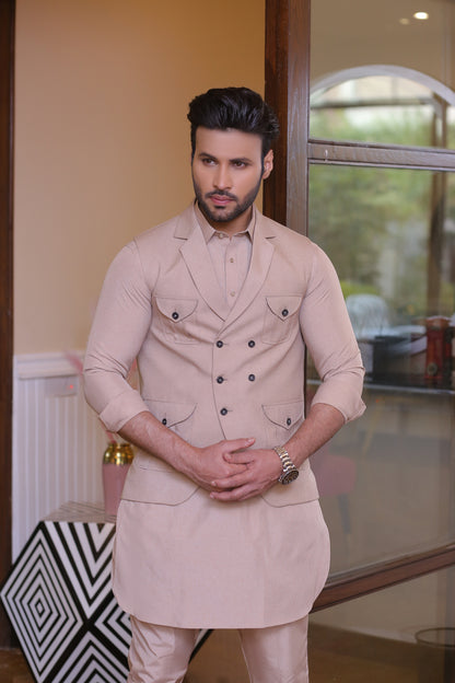 ER WC 1054 Beige Waist Coat