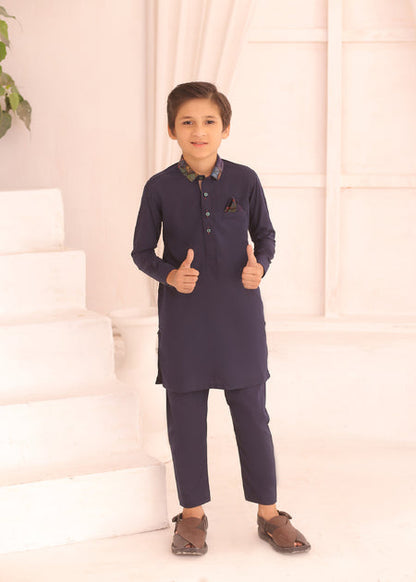 KD 689 Purple Kids Kurta Pajama