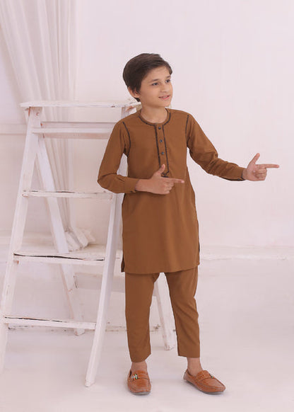 KD 692 Kids Tan Color Kurta Pajama