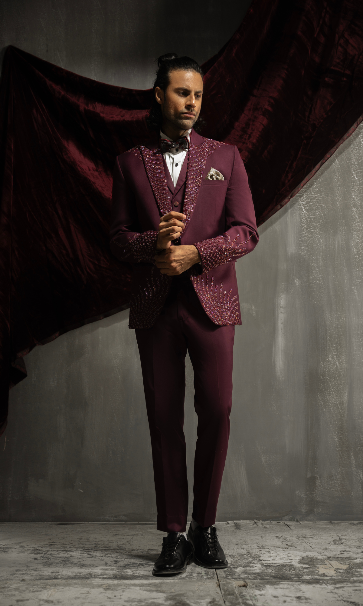 Maroon Suits For Men