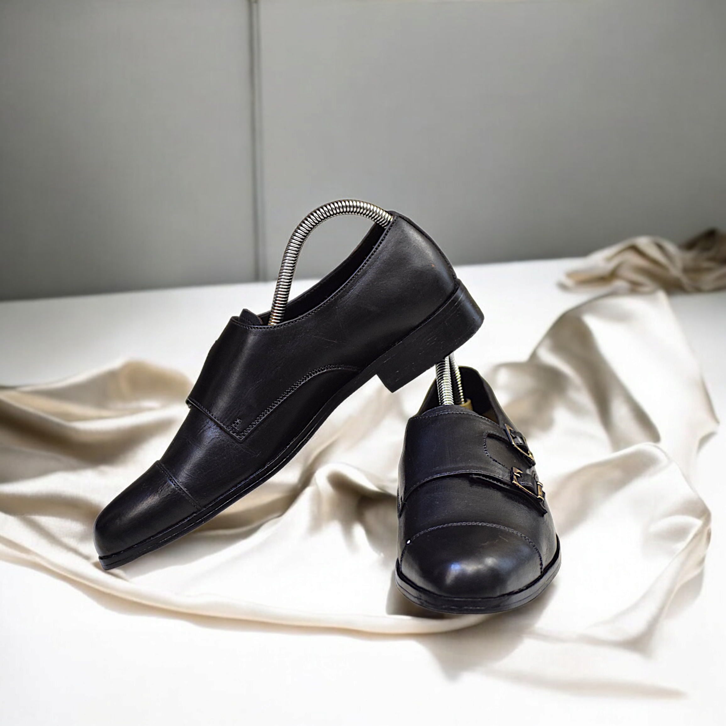 shoes monk strap