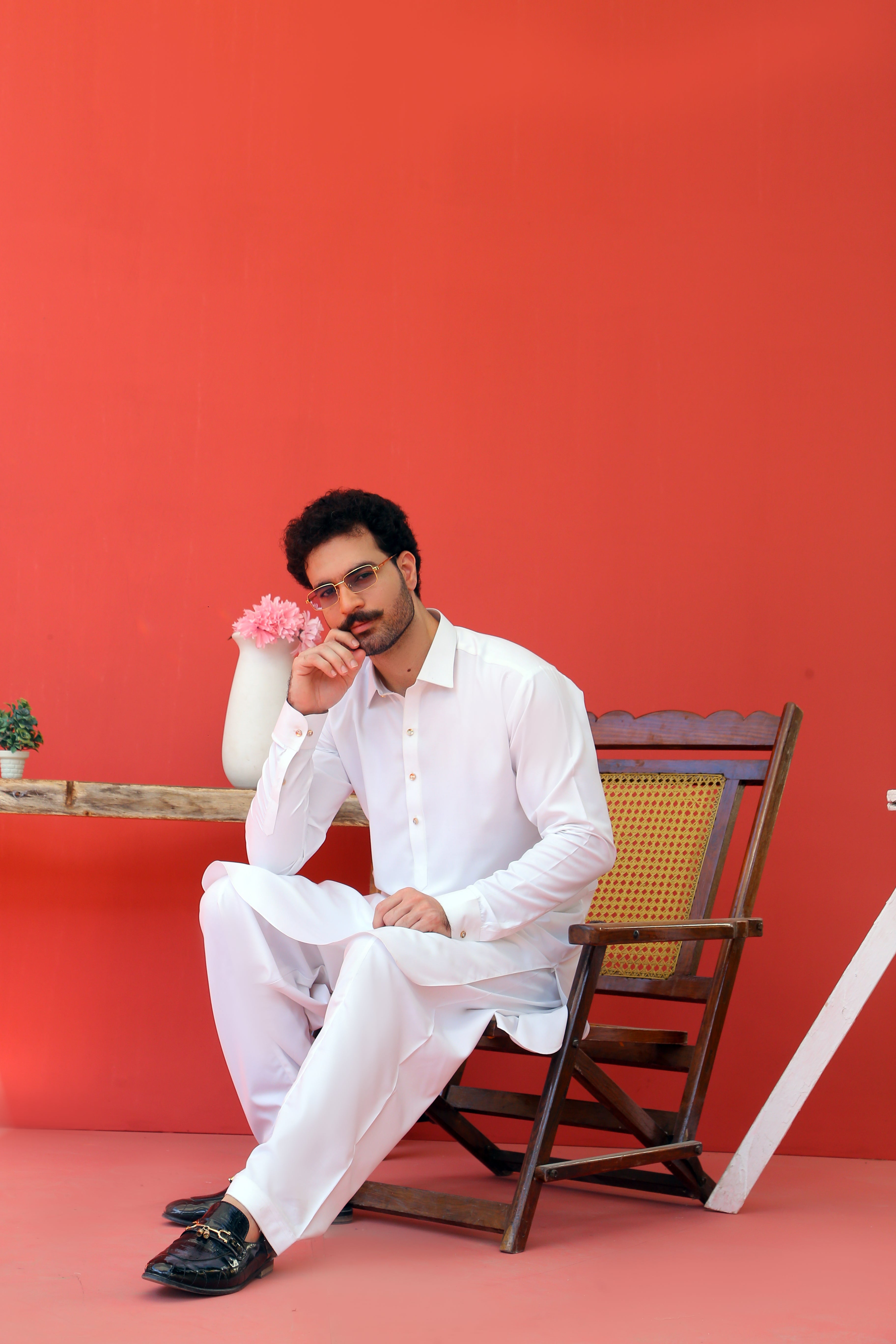 ER 782 White Virsa Kameez Shalwar Men Dress