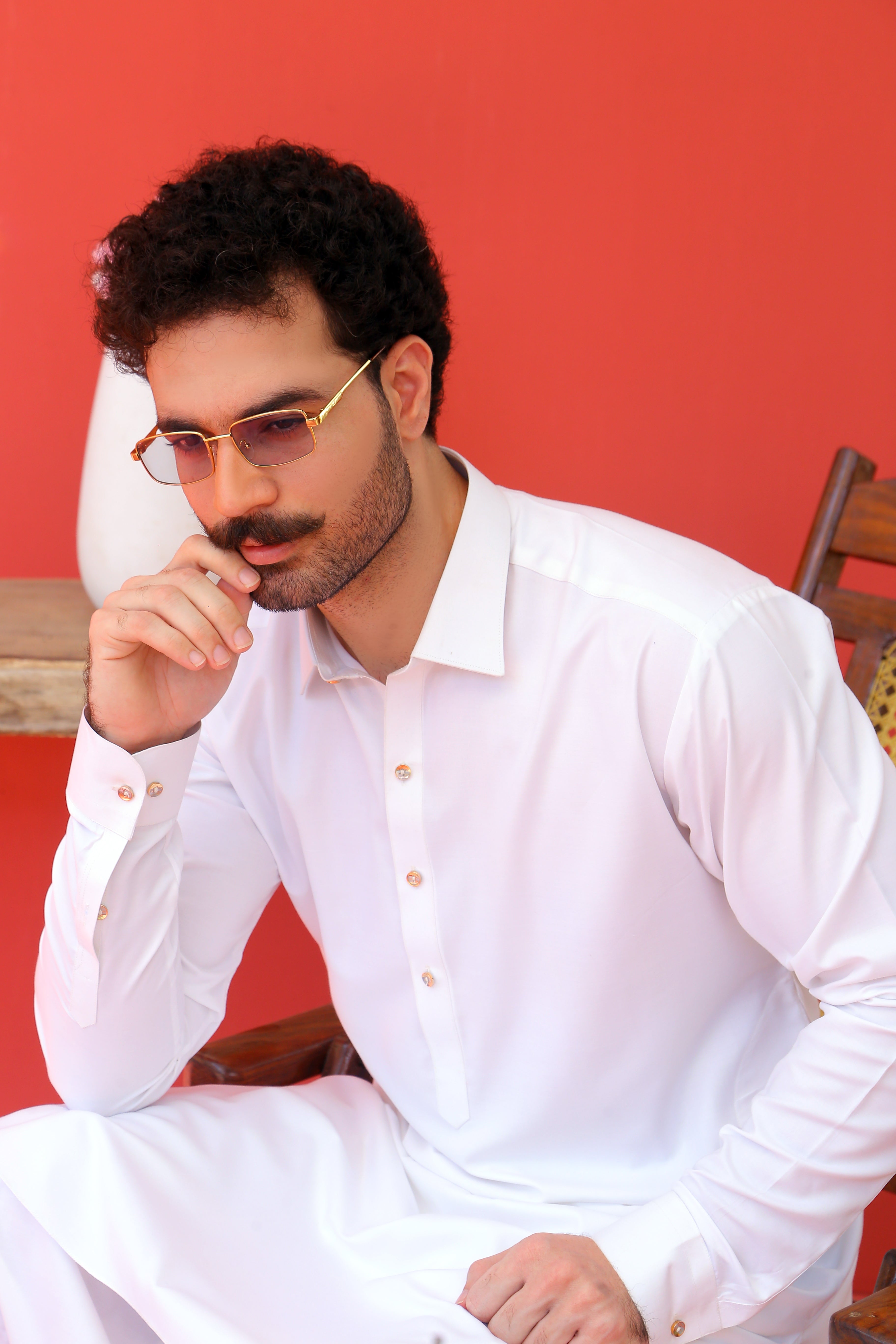 ER 782 White Virsa Kameez Shalwar Men Dress