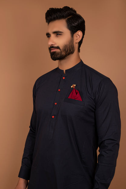 ER 355 Black Kurta Pajama