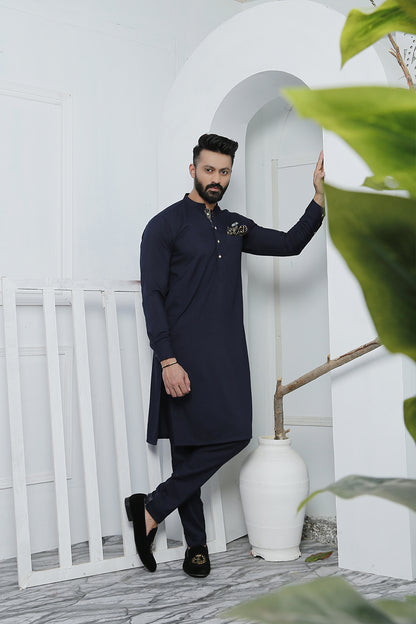 ER 488 Blue Edge Republic Kurta Pajama For Men