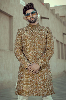 Wedding Copper Royal Sherwani