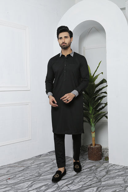 ER 463 Black Edge Republic Kurta Pajama For Men